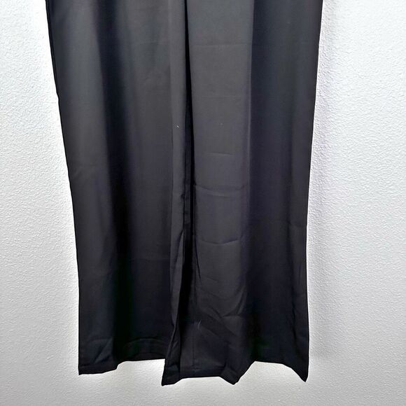 LAVENDER J x BOUTIQUE | Black Slacks Pleated Wide Leg Y2K Trousers | Size XL - Picture 4 of 8